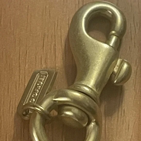 Vintage Coach Gold and Purple Heart Clip Small Picture Holder - Picture 12 of 16